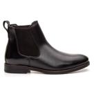 Bota Botina Masculino Couro Legitimo Tradicional Confortável Preto Bota Botina Masculino Couro Legitimo Tradicional Confortável Preto