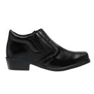 Bota Botina Social Masculina Ziper Lateral Confort Anti Stress Palmilha Gel