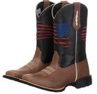 Bota Botina Texana Country Bandeira Azul Bota Botina Texana Country Bandeira Azul