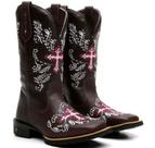 Bota Botina Texana Country Cruzeta