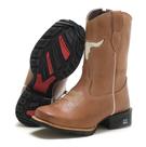 Bota Botina Texana Country Feminina Masculina Infantil Couro 24 ao 35