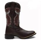 Bota Botina Texana Country Unisex Folhada