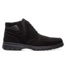 Bota Botinha Comfort Gel Masculino Texas Gold de Couro Preto