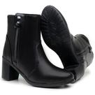 Bota Botinha Coturno Feminina Salto Alto Cano Curto Luxo Estilo Lançamento Inverno Bota Botinha Coturno Feminina Salto Alto Cano Curto Luxo Estilo Lançamento Inverno