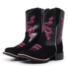 Bota Botinha Feminina Infantil Cowgirl Texana Country