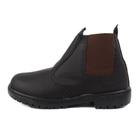 Bota Botinho Com Cabedal Liso - ST370