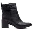 Bota Bottero Cano Curto Salto Bloco 346908 Preto