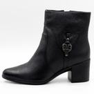 Bota Bottero Cano Curto Salto Médio Bloco Feminina
