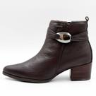 Bota Bottero Cano Curto Salto Médio Feminina