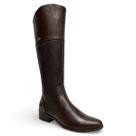 Bota Bottero Cano Longo Salto Baixo 345809 Marrom