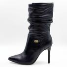 Bota Bottero Cano Médio Salto Alto Fino Feminina
