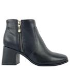 Bota Bottero Feminina Casual Zíper Salto Bloco