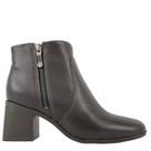 Bota Bottero Feminina Casual Zíper Salto Bloco