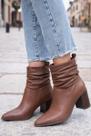 Bota Bottero Feminina de Couro Conhaque