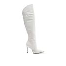 Bota Branca Cano Longo Cecconello 1766011-1