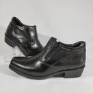 Bota Calvest Social De Couro Cano Curto Ziper Lateral Super Confortável Masculino 192003 (64611)