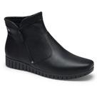 Bota Campesí Coturno Cano Baixo De Ziper Super Elegante e Confortável Feminina L9962 (66214) Bota Campesí Coturno Cano Baixo De Ziper Super Elegante e Confortável Feminina L9962 (66214)