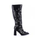 Bota Cano Alto Aplicações Suzane Preto