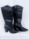 Bota Cano Alto Country Preto Vizzano