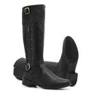 Bota Cano Alto Longo Feminina Com Fechamento Lateral em Ziper Modelo Over The Knee
