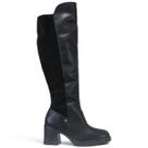 Bota Cano Alto Piccadilly 668003 Salto Bloco Feminino Bota Cano Alto Piccadilly 668003 Salto Bloco Feminino