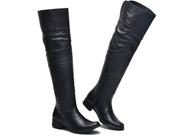 Bota Cano Auto Salto Bloco Couro Legitimo conforto extremo Bota Cano Auto Salto Bloco Couro Legitimo conforto extremo