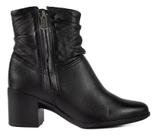 Bota Cano Baixo Couro Burnish Preto Bottero 346907-2