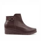 Bota Cano Baixo Couro