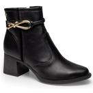 Bota Cano Baixo Mississipi J0342 Feminina - Preta