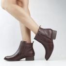 Bota Cano Baixo Salto Bloco Bota Cano Baixo Salto Bloco