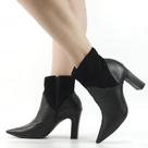 Bota Cano Baixo Salto Bloco