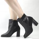 Bota Cano Baixo Salto Bloco