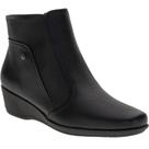 Bota Cano Curto Anabela Pé Quentinho Conforto 143217 Piccadilly