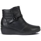 Bota Cano Curto Anabela Piccadilly Maxi 117136 Feminino