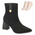 Bota Cano Curto Bebecê e Meia BC25-T43382 Bota Cano Curto Bebecê e Meia BC25-T43382