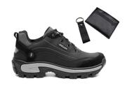 Bota Cano Curto Couro Nobre Com C.A + Porta Cartão Bota Cano Curto Couro Nobre Com C.A + Porta Cartão