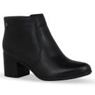 Bota Cano Curto Couro Preto Bottero 346901-24