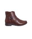 Bota Cano Curto Dakota Salto Baixo Café