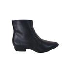 Bota cano curto di vitrini couro