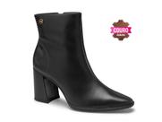 Bota Cano Curto em Couro Dakota D0411 Feminino Bota Cano Curto em Couro Dakota D0411 Feminino