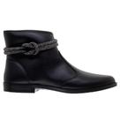 Bota Cano Curto Feminina Moleca 5333.104 Preta
