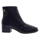 Bota Cano Curto Feminina Moleca 5346.100 Preta