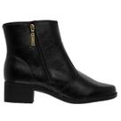 Bota Cano Curto Feminina Moleca - Preto - 38 Bota Cano Curto Feminina Moleca - Preto - 38