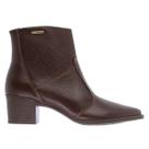 Bota Cano Curto Feminina Pegada 280502 Marrom