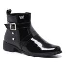 Bota Cano Curto Feminina Sola Flat Leve Conforto Dia a Dia