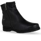 Bota cano curto franzido bottero couro