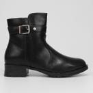 Bota Cano Curto Infantil Mooncity Fivela Menina