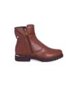 Bota Cano Curto Pink Cats Infantil Marrom