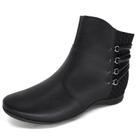 Bota Cano Curto Rasteira Comfortflex 22-91303