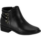 Bota Cano Curto Salto Bloco Conforto Tendência 7057.218 Modare
